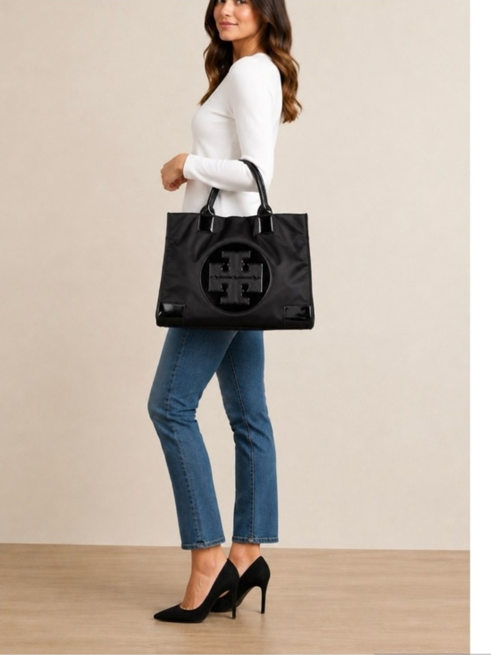 Tory Burch Tory Ella Large Nylon Tote